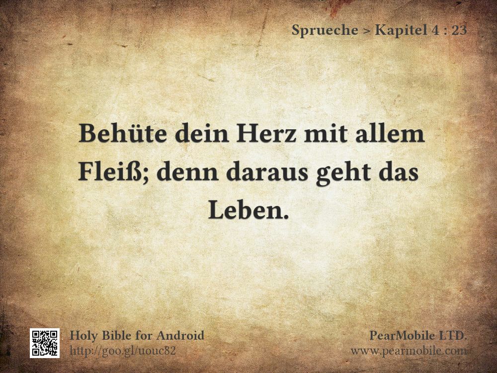 Sprueche, Kapitel 4:23